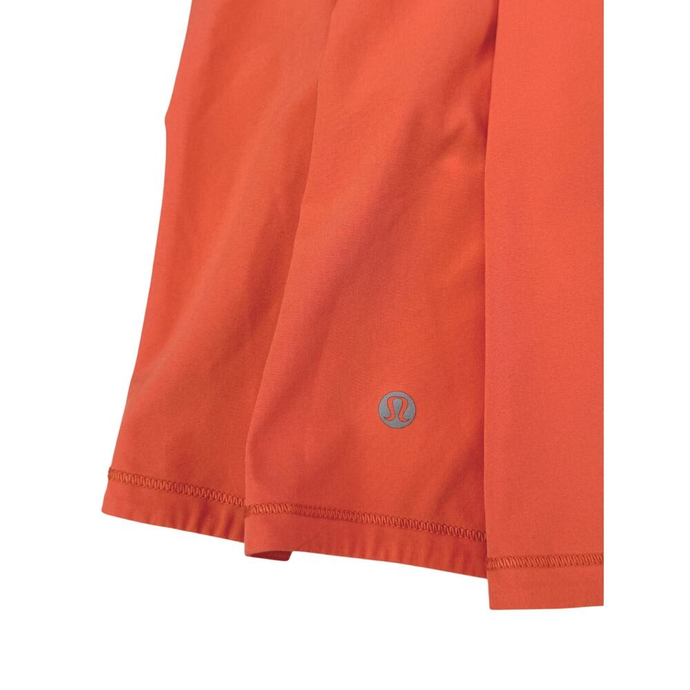 LULULEMON Pace Rival Mid-Rise Skirt Extra Long Size 0 Warm Coral - Picture 8 of 8